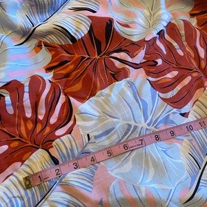 Monstera print fabric, fabric by the yard, lightweight fabric, tropical fabric